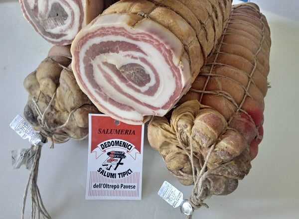Pancetta arrotolata (20 €/Kg)
