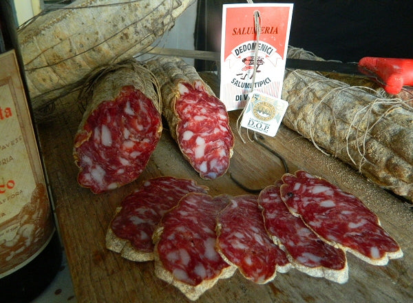 Salame Dedomenici filzettone  Varzi DOP (40 €/Kg)